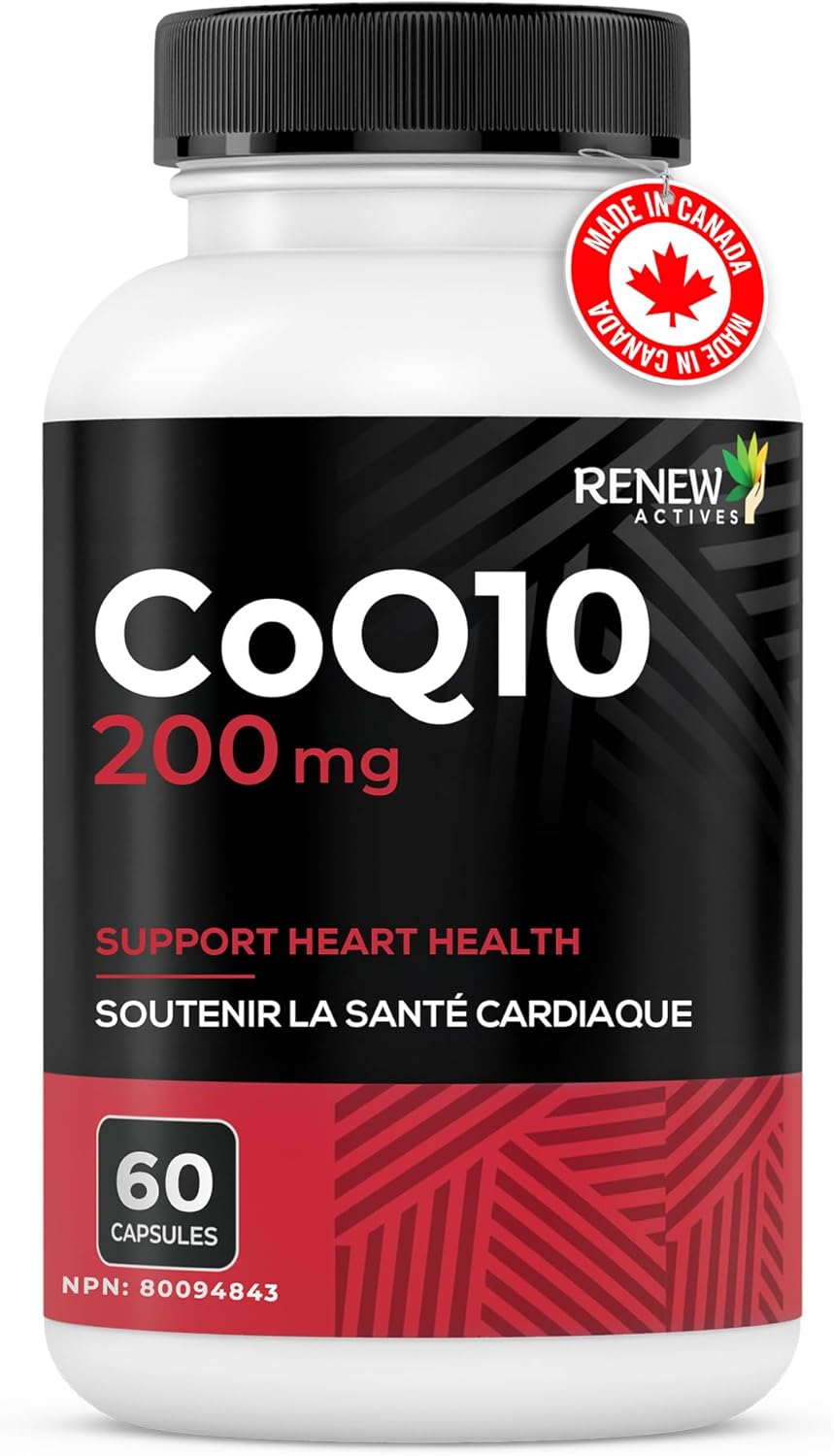 Renew Actives CoQ10 Ubiquinone Supplement: 200 Mg Daily Dose
