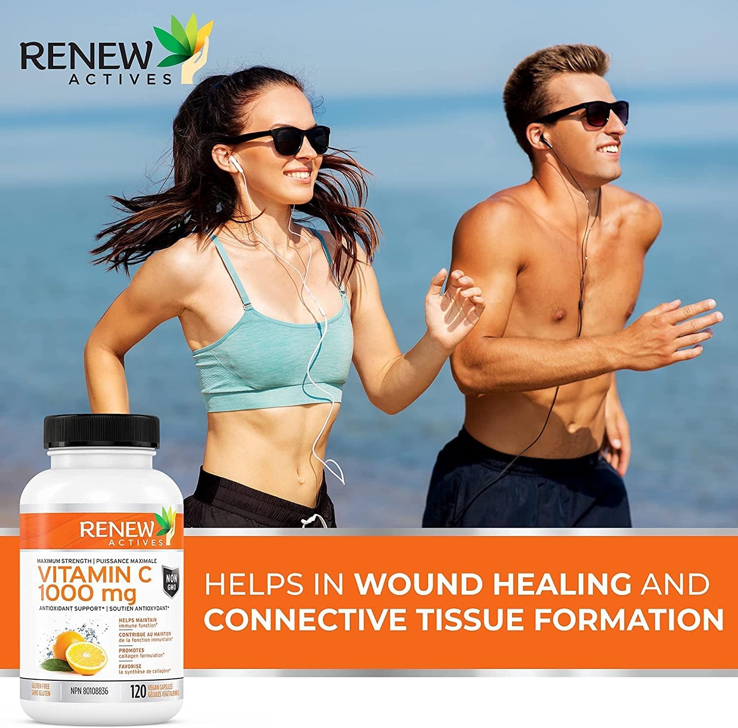 Renew Actives Vitamin C Supplement – High-Strength Vitamin C 1000mg