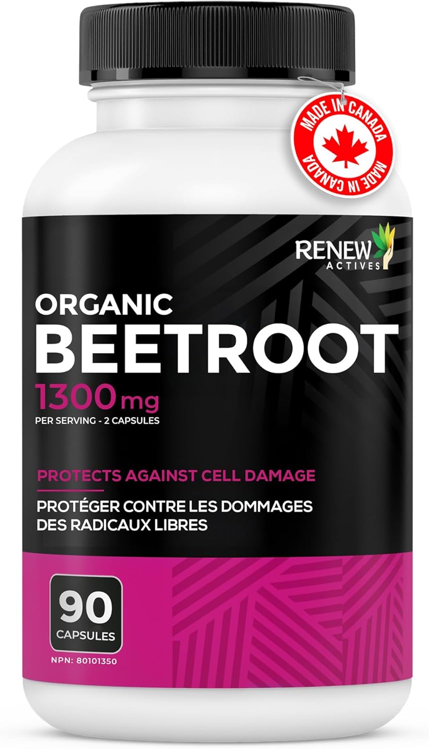 Renew Actives Organic Beetroot Supplement 1300mg
