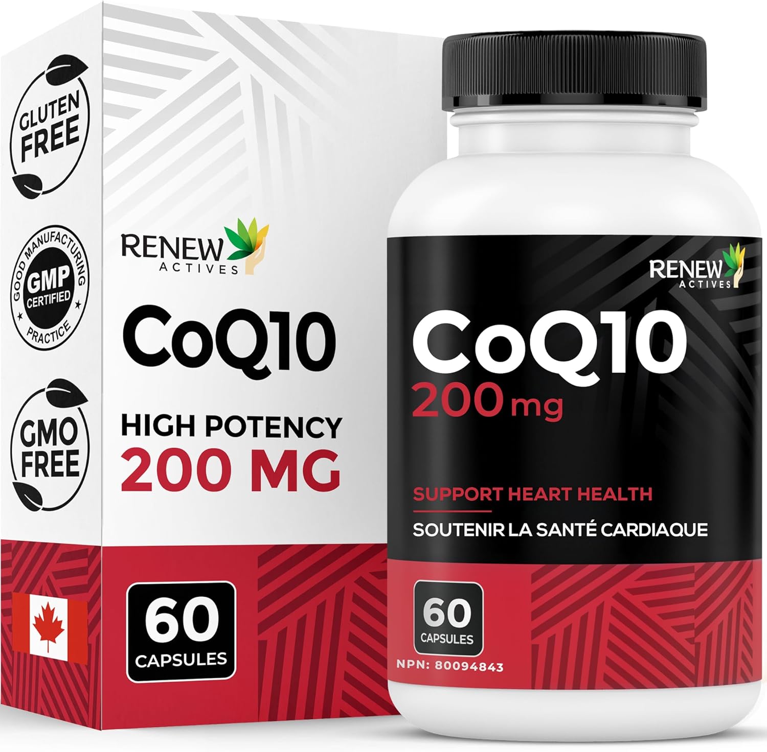 Renew Actives CoQ10 Ubiquinone Supplement: 200 Mg Daily Dose