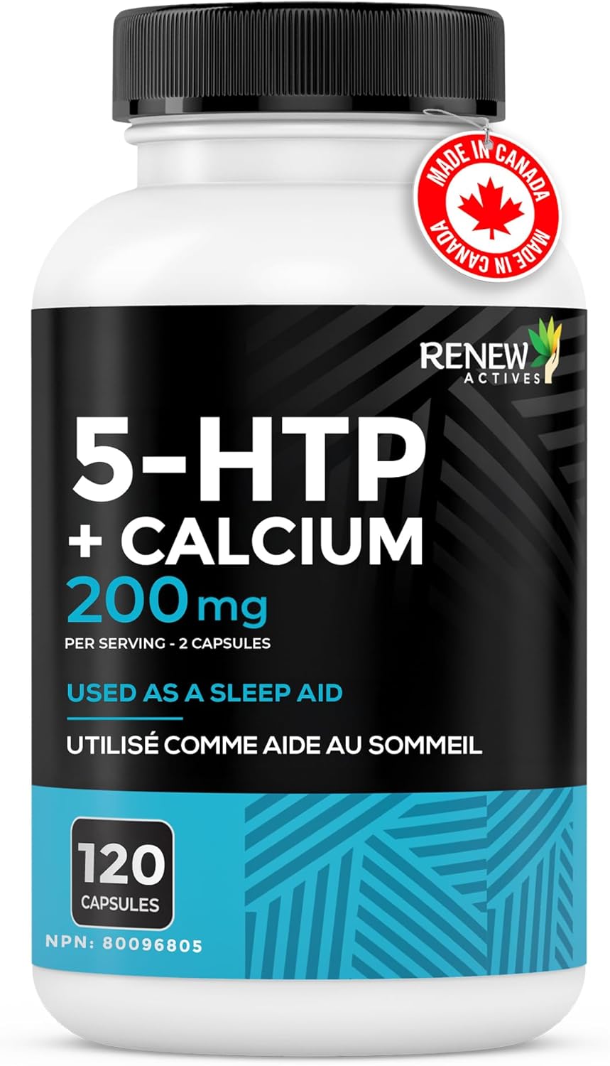Renew Actives 5HTP & Calcium 200mg Supplement