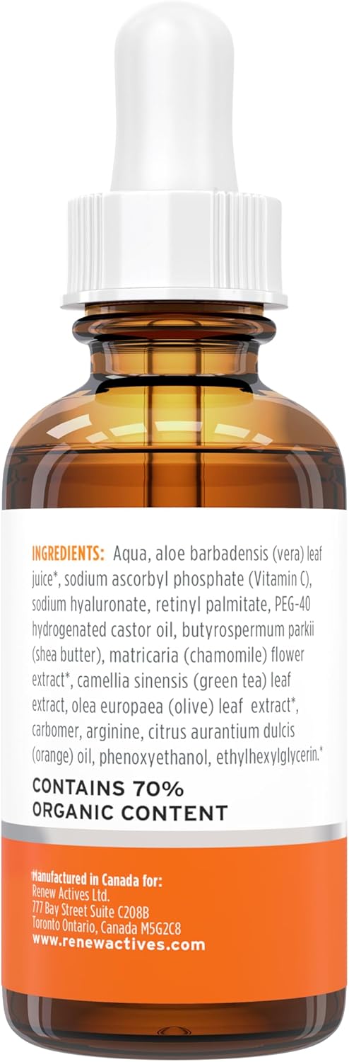 Renew Actives Vitamin C Serum – Anti-Aging Serum with Vitamin C, Hyaluronic Acid and Retinol