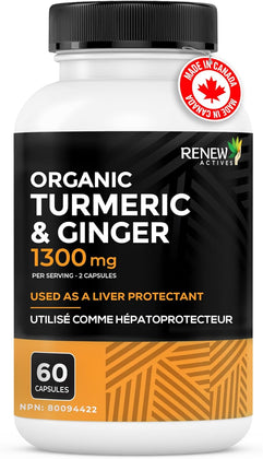 GINGER TURMERIC CURCUMIN Supplement Capsules