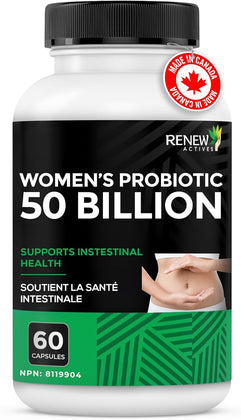 Renew Actives 50 Billion Probiotics for Women with MAKTREK Bi-Pass Technology