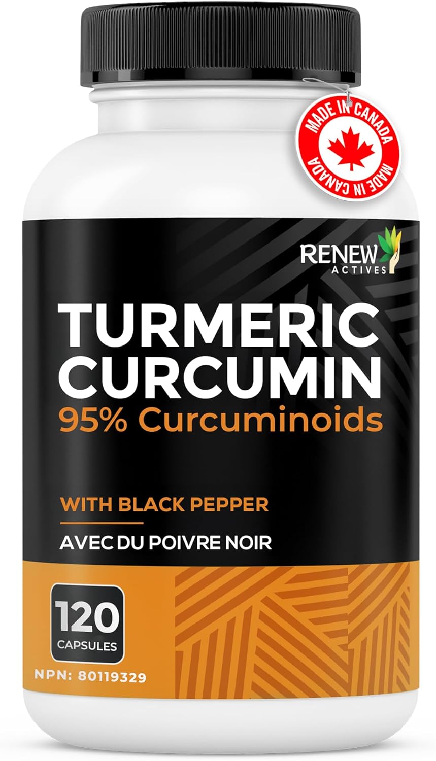 TURMERIC + BLACK PEPPER Capsules - Turmeric Curcumin w Bioperine