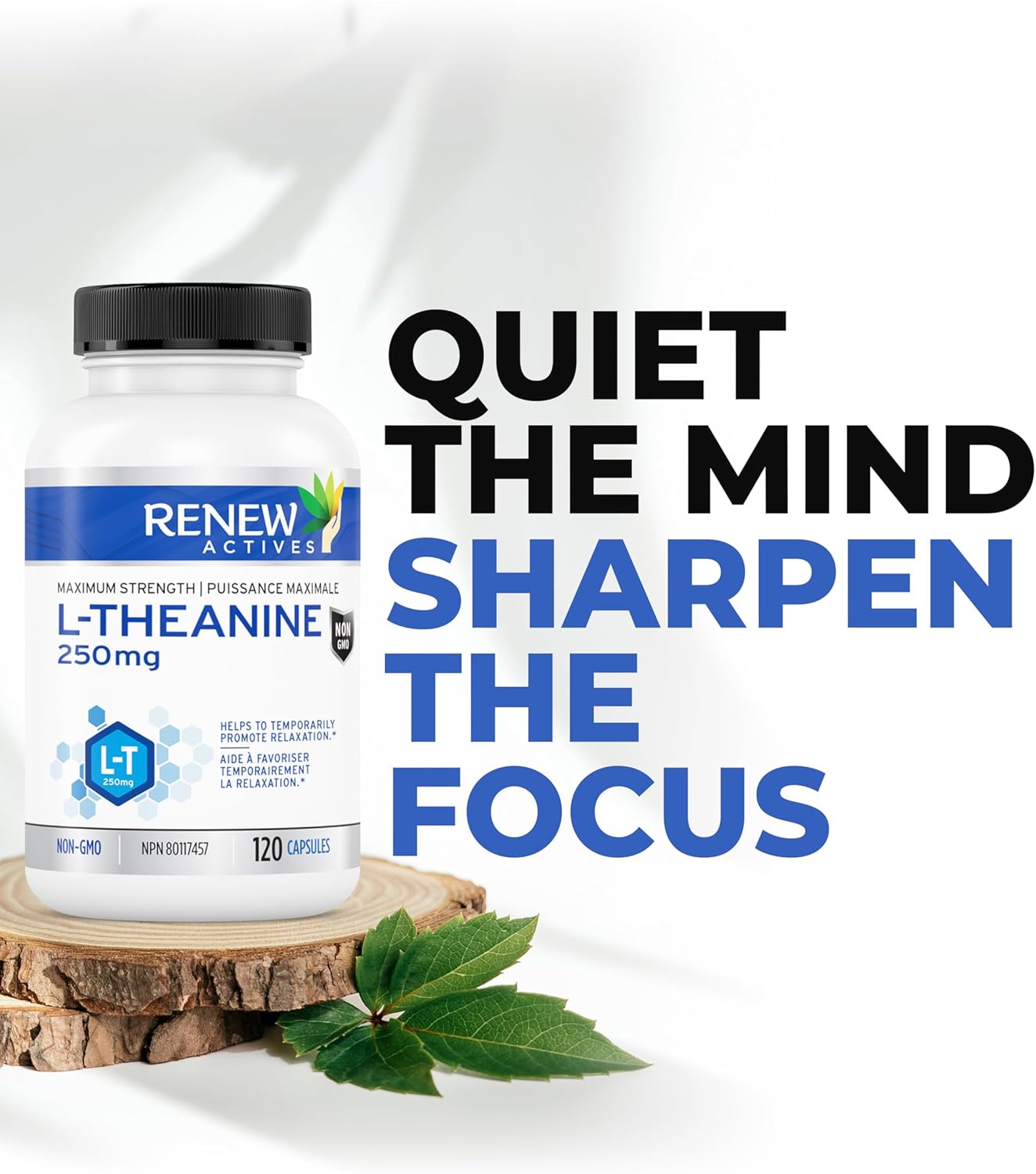 Renews Active L-Theanine Supplement, 250mg