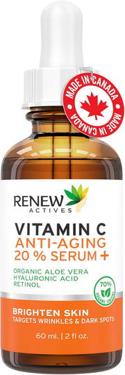 Renew Actives Vitamin C Serum – Anti-Aging Serum with Vitamin C, Hyaluronic Acid and Retinol