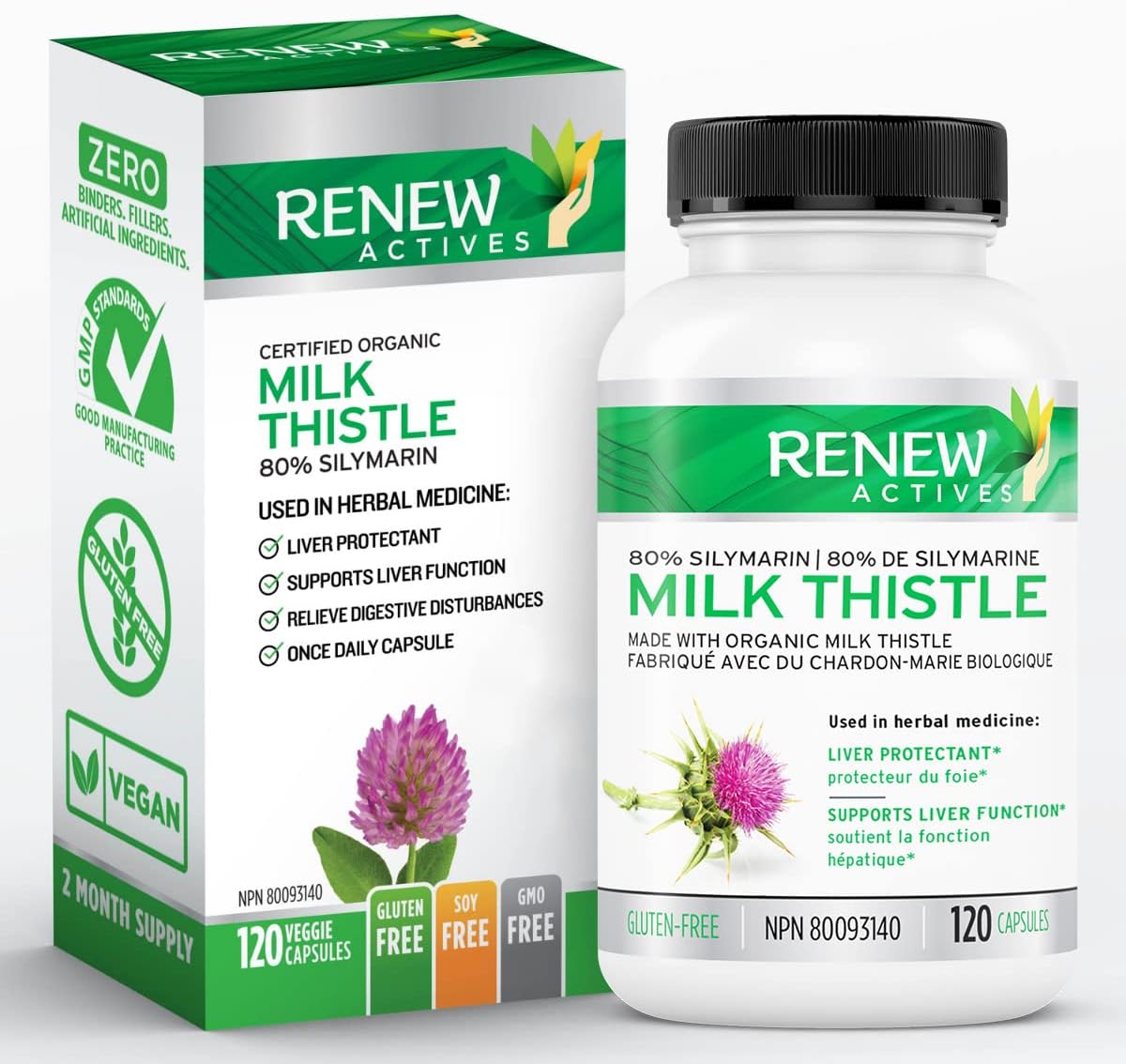 Renew Actives Milk Thistle 175mg  - 120 Capsules