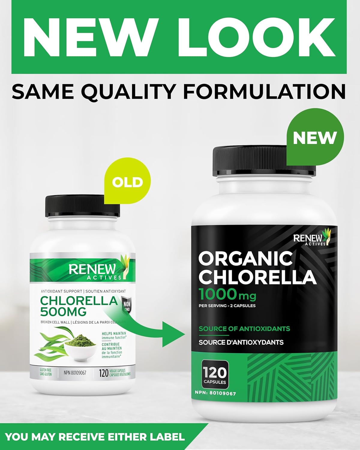 Renew Actives Chlorella Broken Cell Wall Algae 100mg