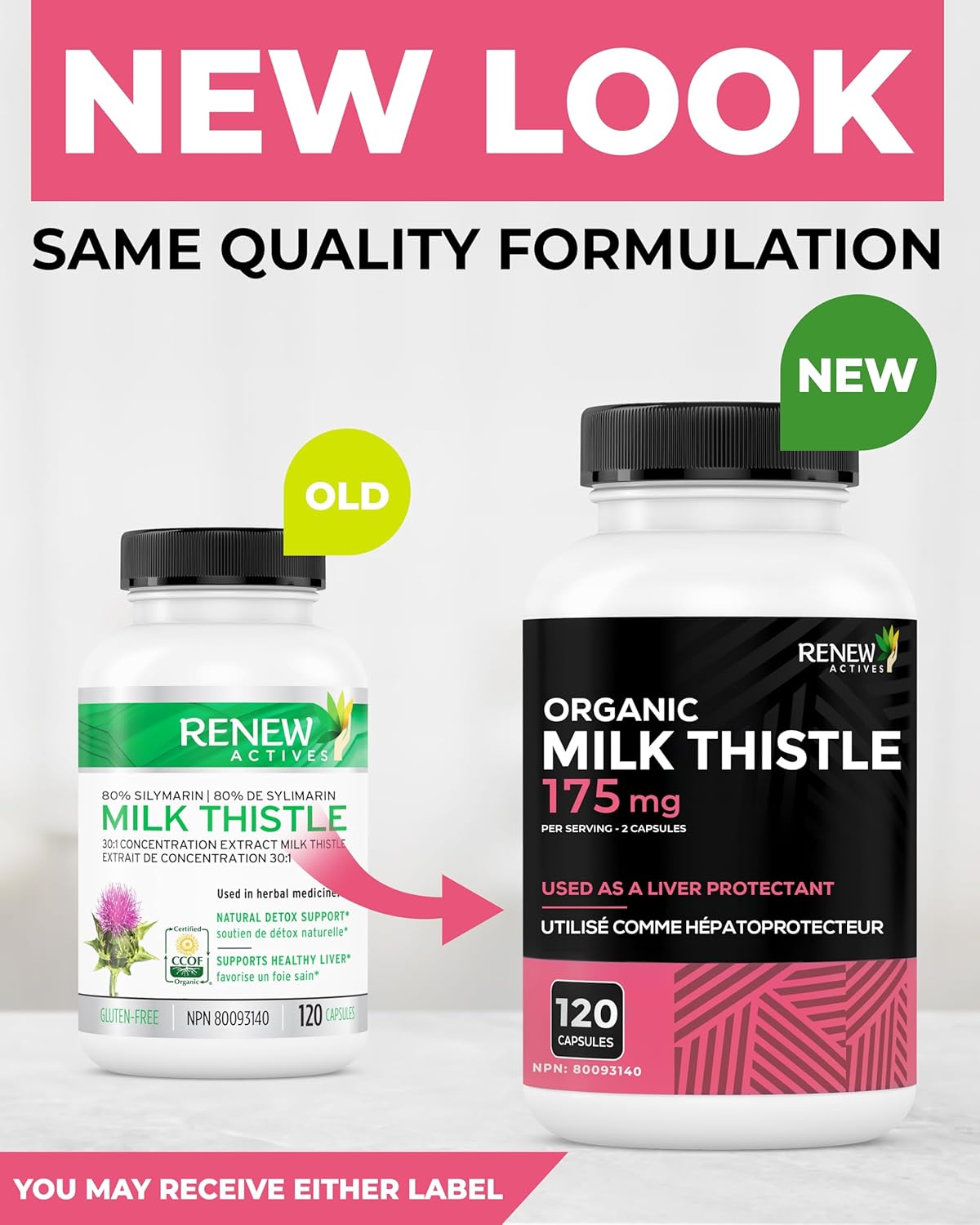 Renew Actives Milk Thistle 175mg  - 120 Capsules