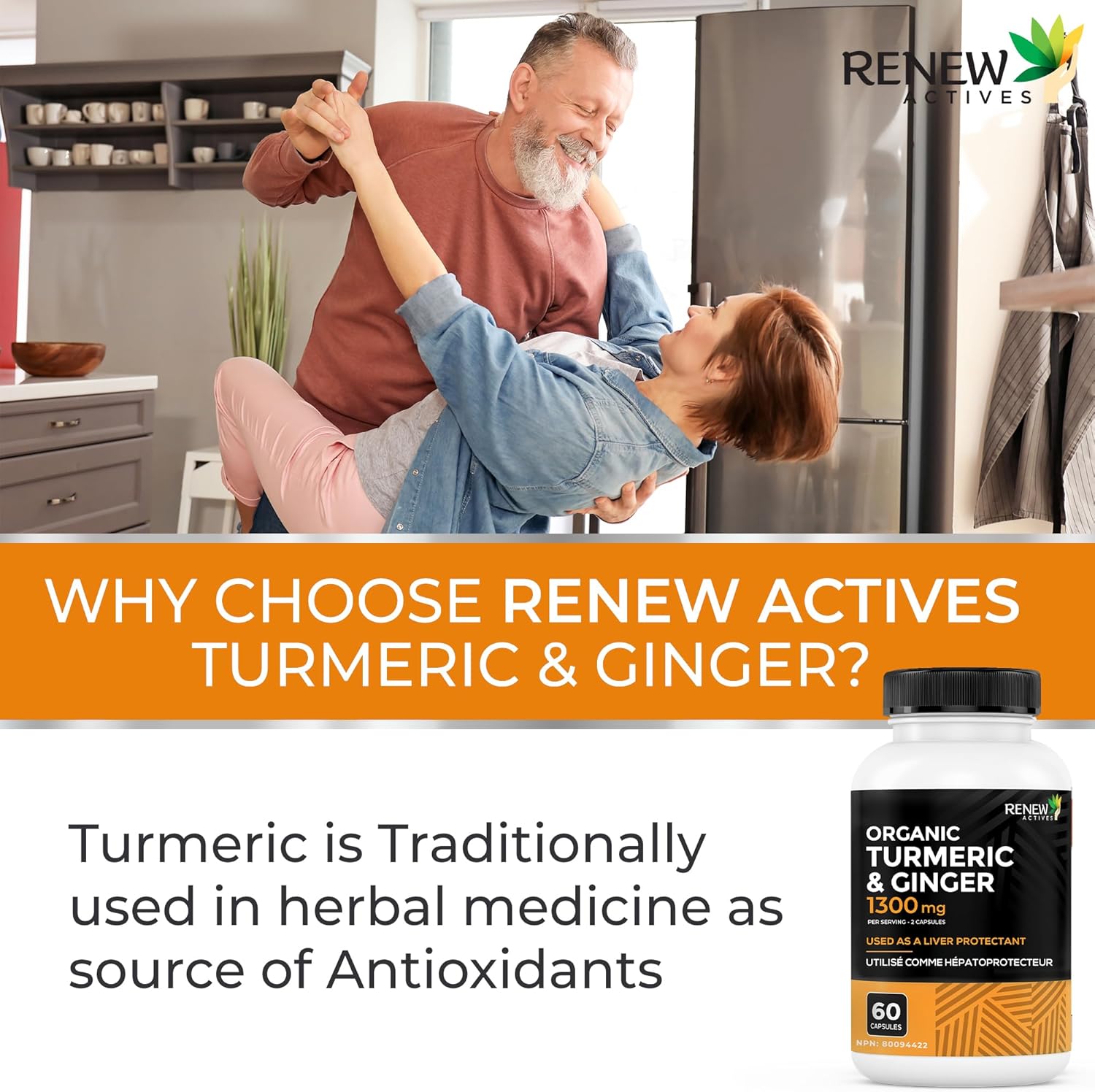 GINGER TURMERIC CURCUMIN Supplement Capsules