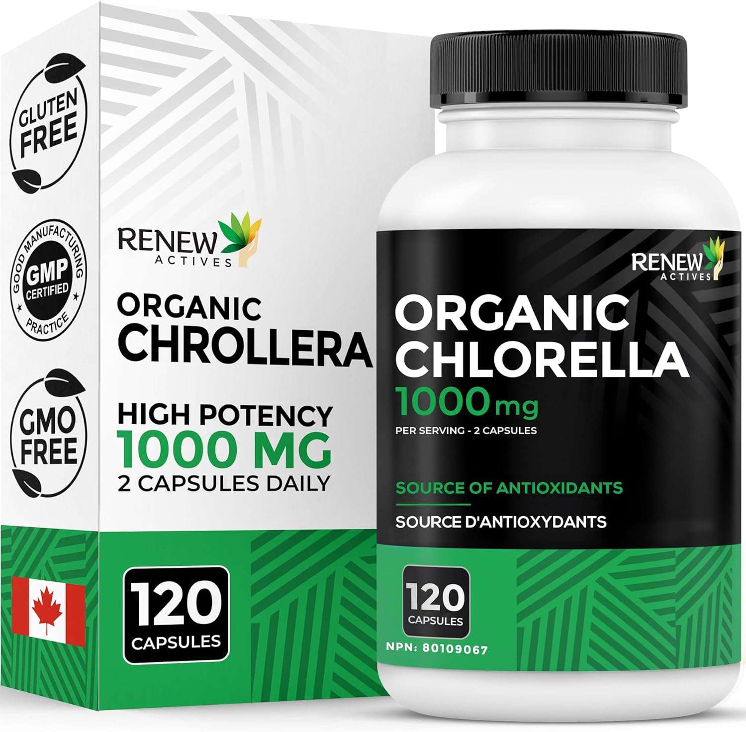 Renew Actives Chlorella Broken Cell Wall Algae 100mg