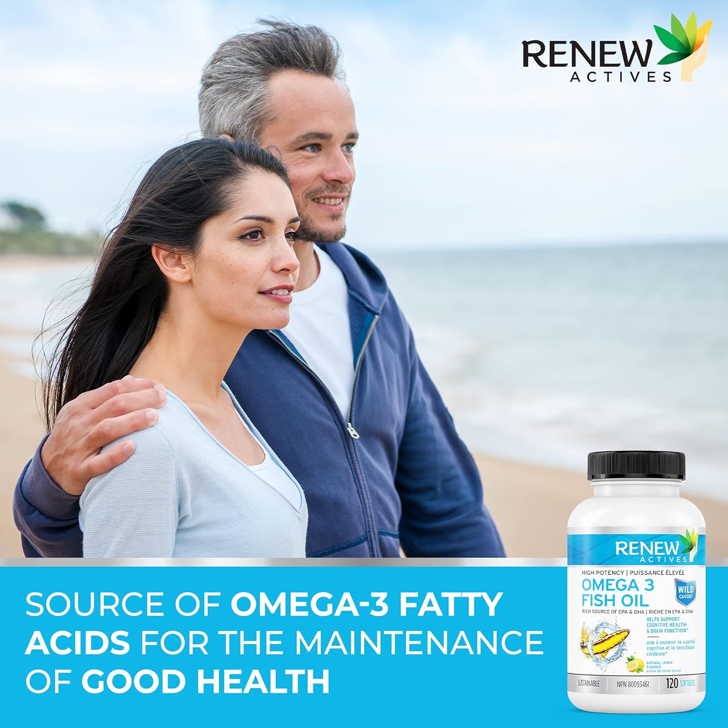 Renew Actives Omega-3 Fish Oil 1200 Mg
