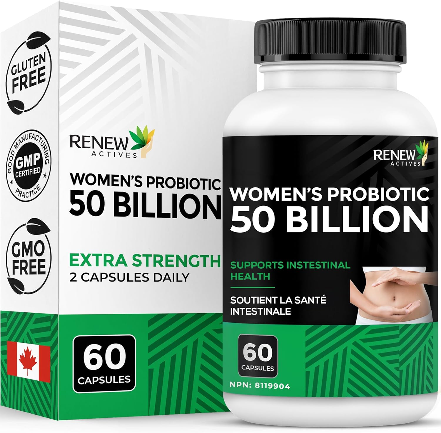 Renew Actives 50 Billion Probiotics for Women with MAKTREK Bi-Pass Technology