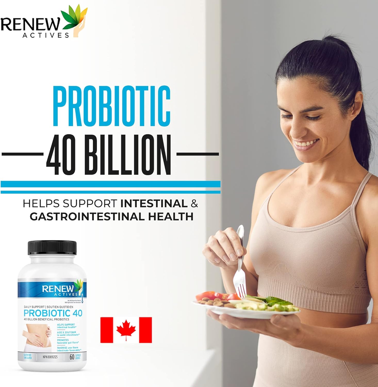 Renew Actives Double Strength Probiotic 40 Billion