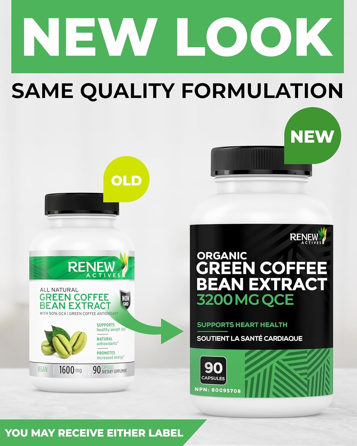 Renew Actives Green Coffee Bean Extract 800mg