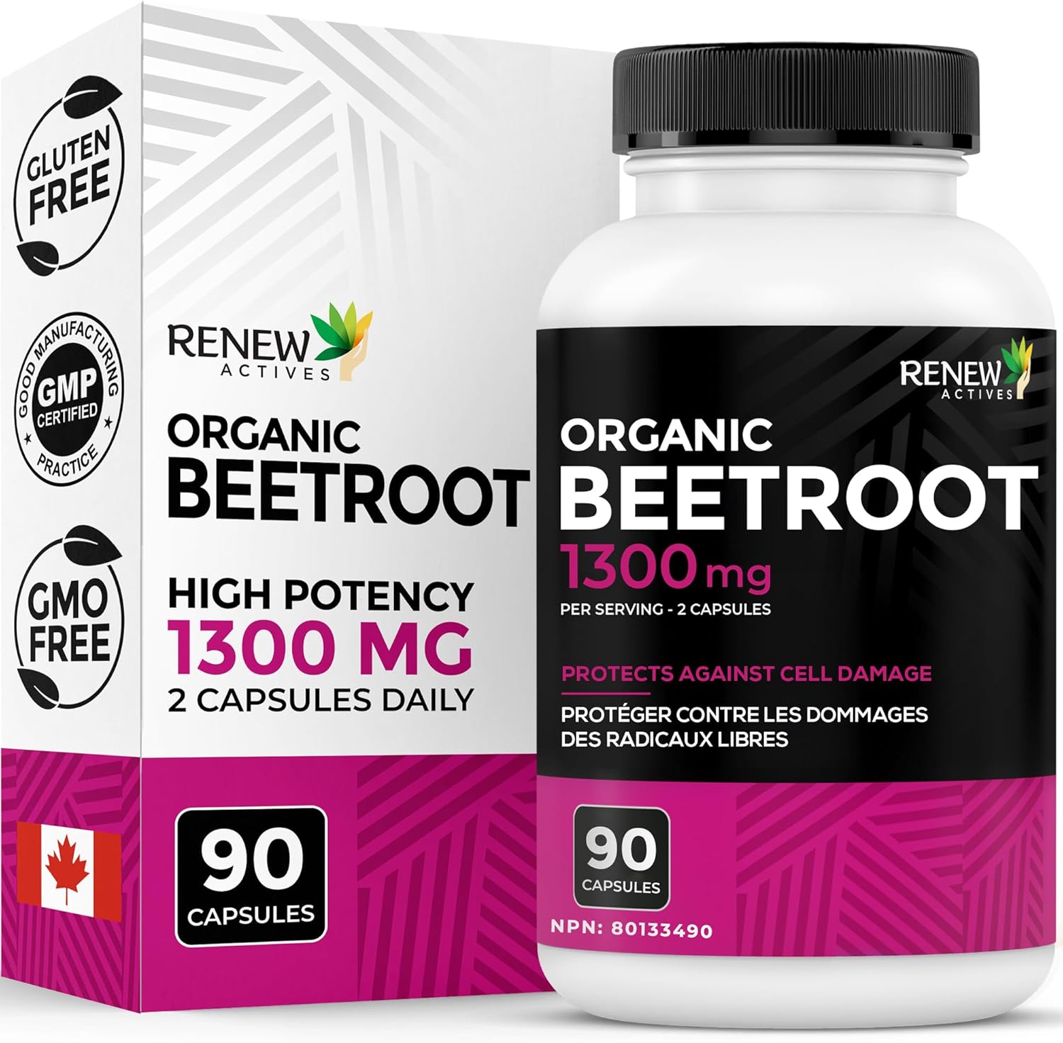 Renew Actives Organic Beetroot Supplement 1300mg