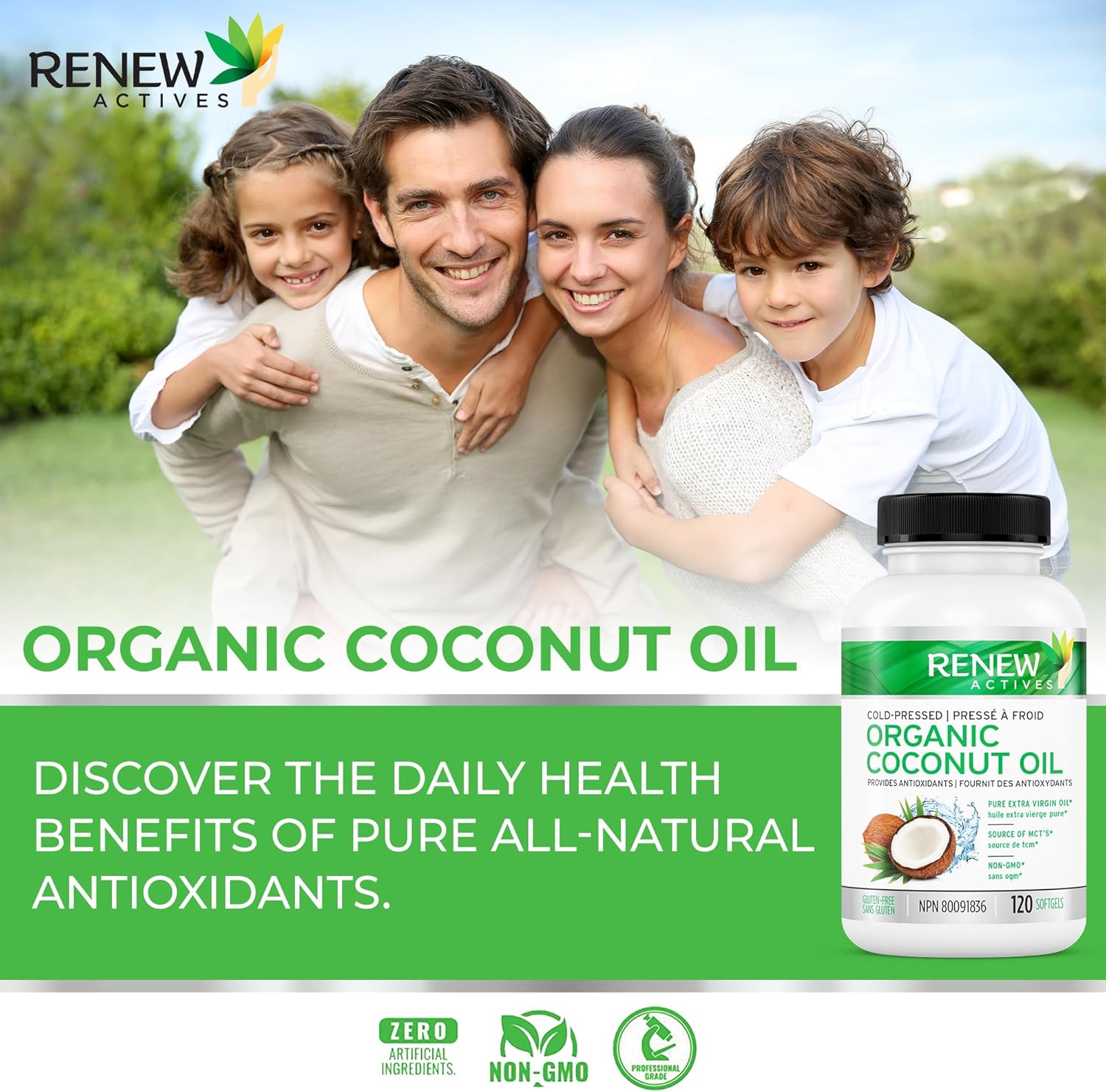 Coconut Oil Capsules for Hair Growth, Radiant Skin & Weight Loss