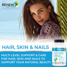 Load image into Gallery viewer, Renew Actives Skin, Hair and Nails Vitamins for Women &amp; Men
