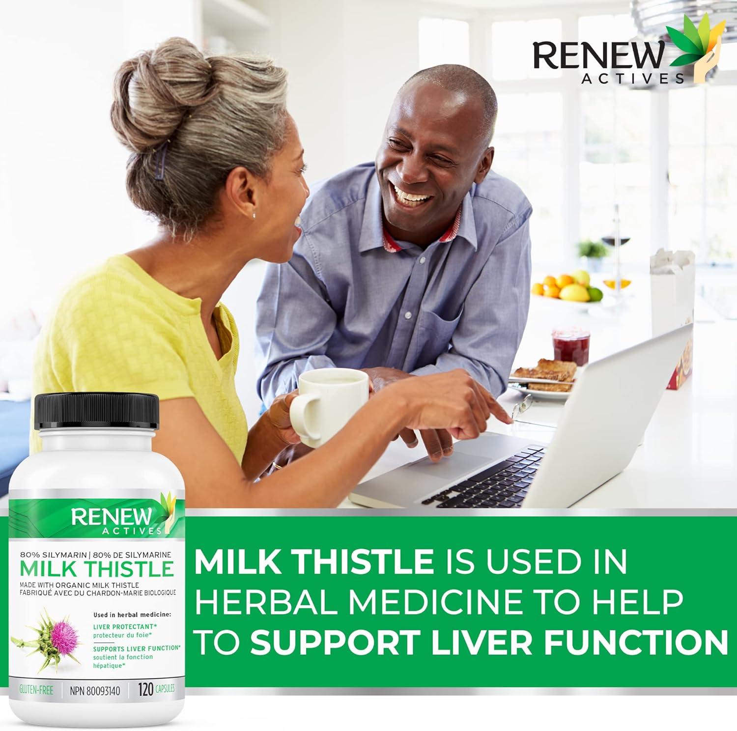 Renew Actives Milk Thistle 175mg  - 120 Capsules