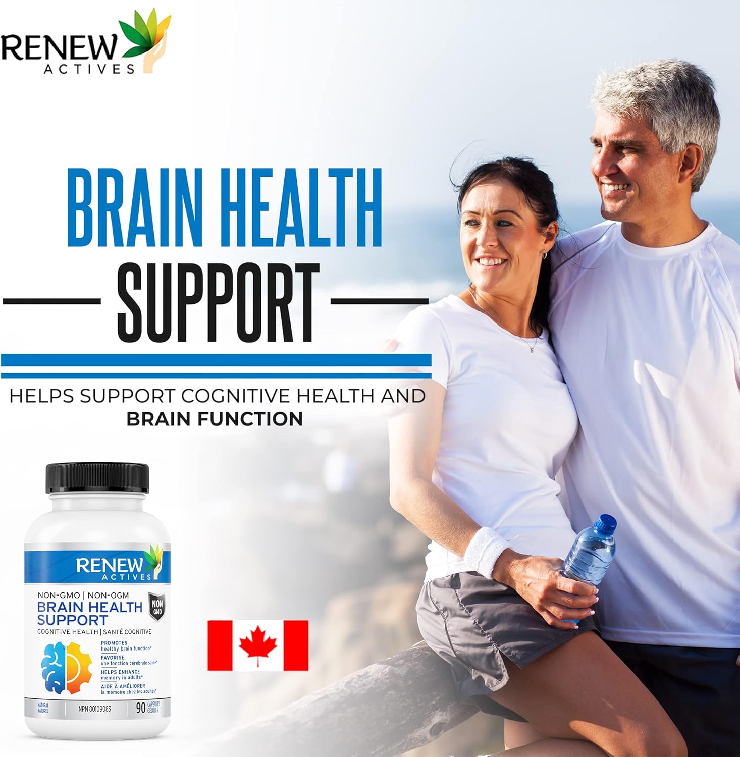 Renew Actives Natural Brain Health Support – 90 Capsules