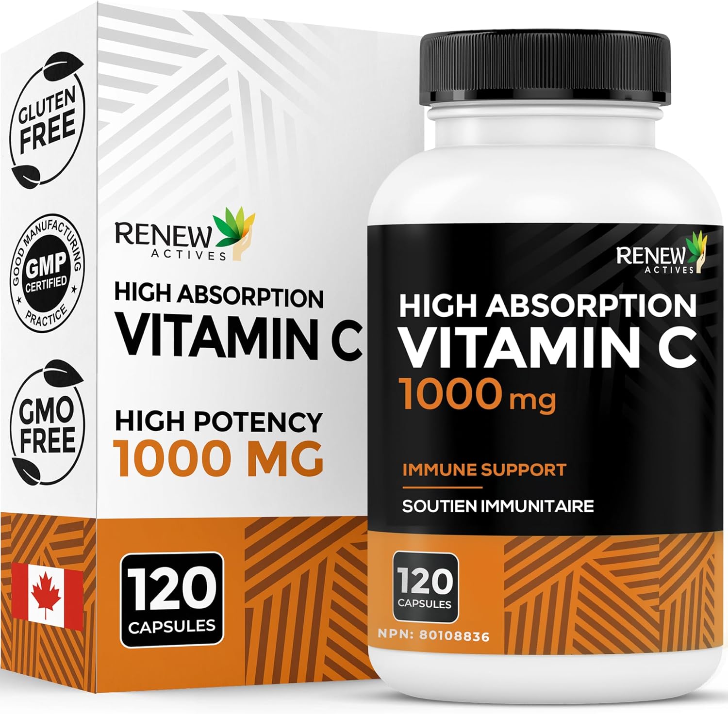 Renew Actives Vitamin C Supplement – High-Strength Vitamin C 1000mg
