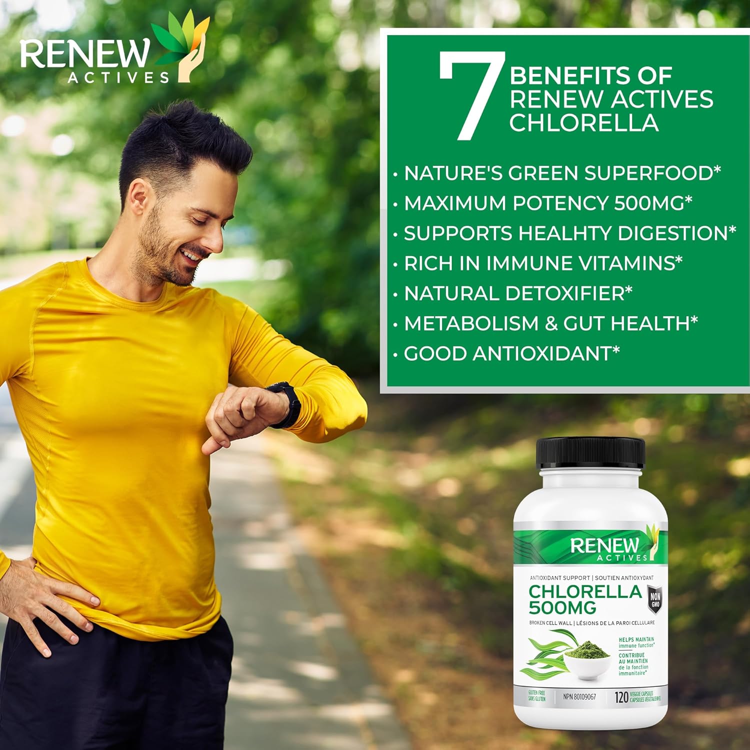 Renew Actives Chlorella Broken Cell Wall Algae 100mg
