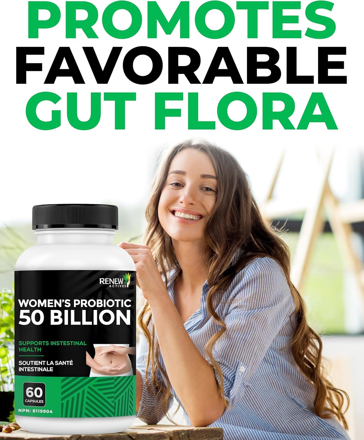 Renew Actives 50 Billion Probiotics for Women with MAKTREK Bi-Pass Technology