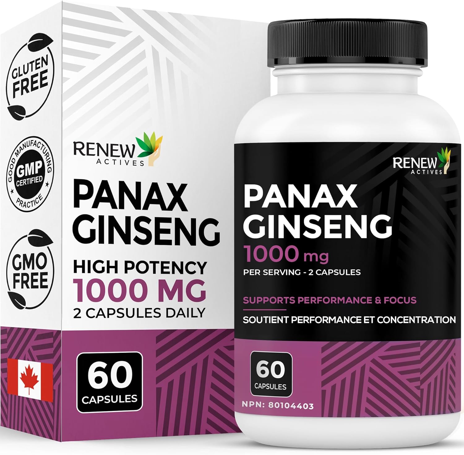 Renew Actives Panax Ginseng 500 mg