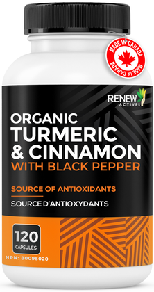 Renew Actives Turmeric Cinnamon Anti Inflammatory Supplement