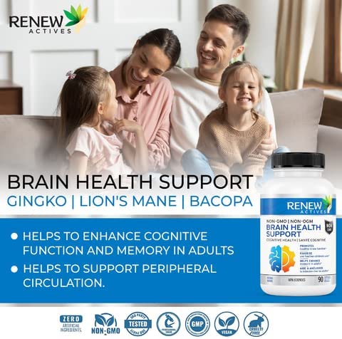 Renew Actives Natural Brain Health Support – 90 Capsules
