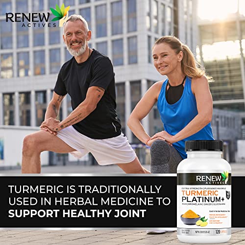 Renew Actives Turmeric Curcumin Supplement 120 Capsules