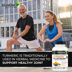 Renew Actives Turmeric Curcumin Supplement 120 Capsules