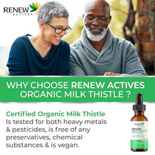 Load image into Gallery viewer, Renew Actives Milk Thistle Liquid Extract - Vegan Liver Cleanse Supplement Drops, 2 fl oz
