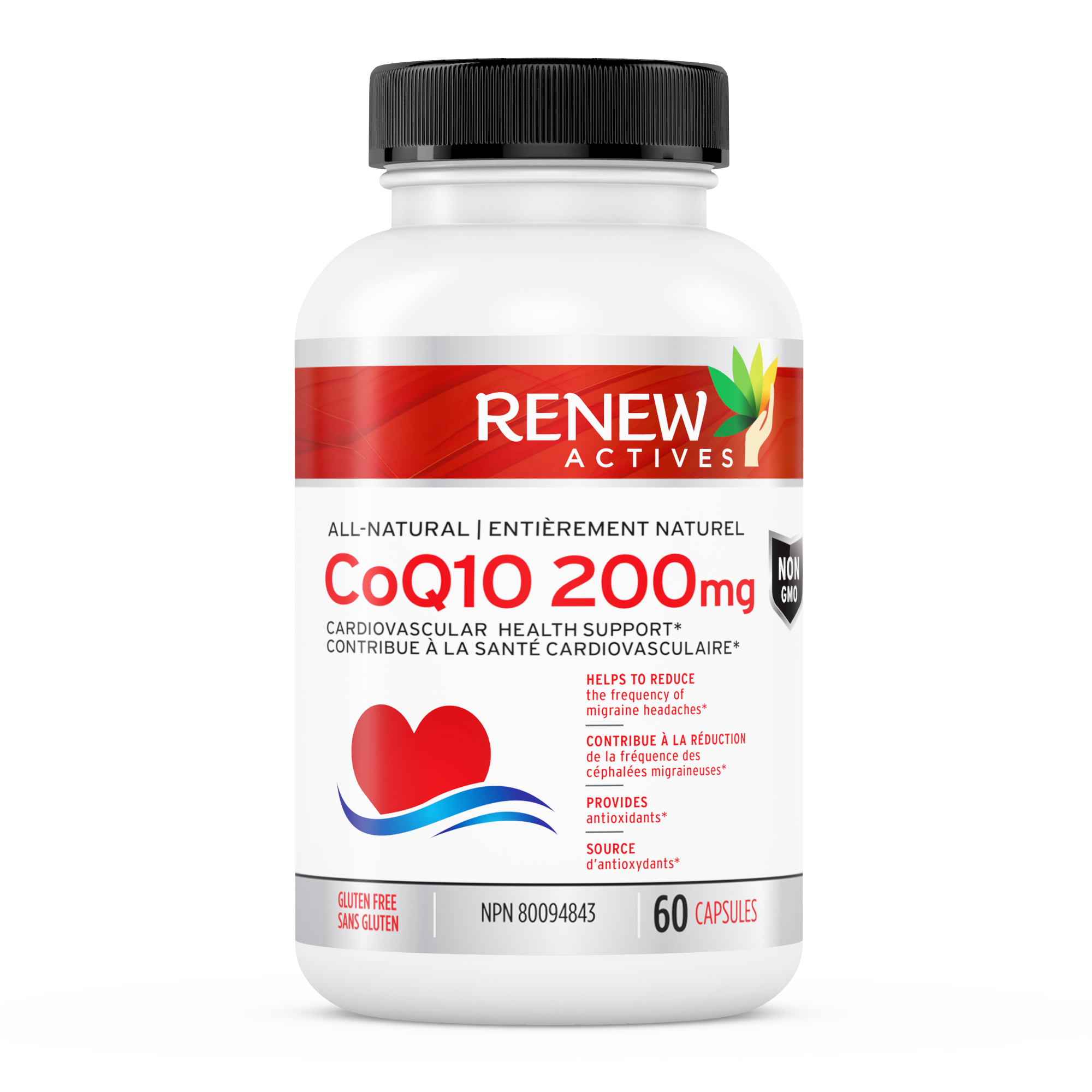 Renew Actives CoQ10 Ubiquinone Supplement: 200 Mg Daily Dose