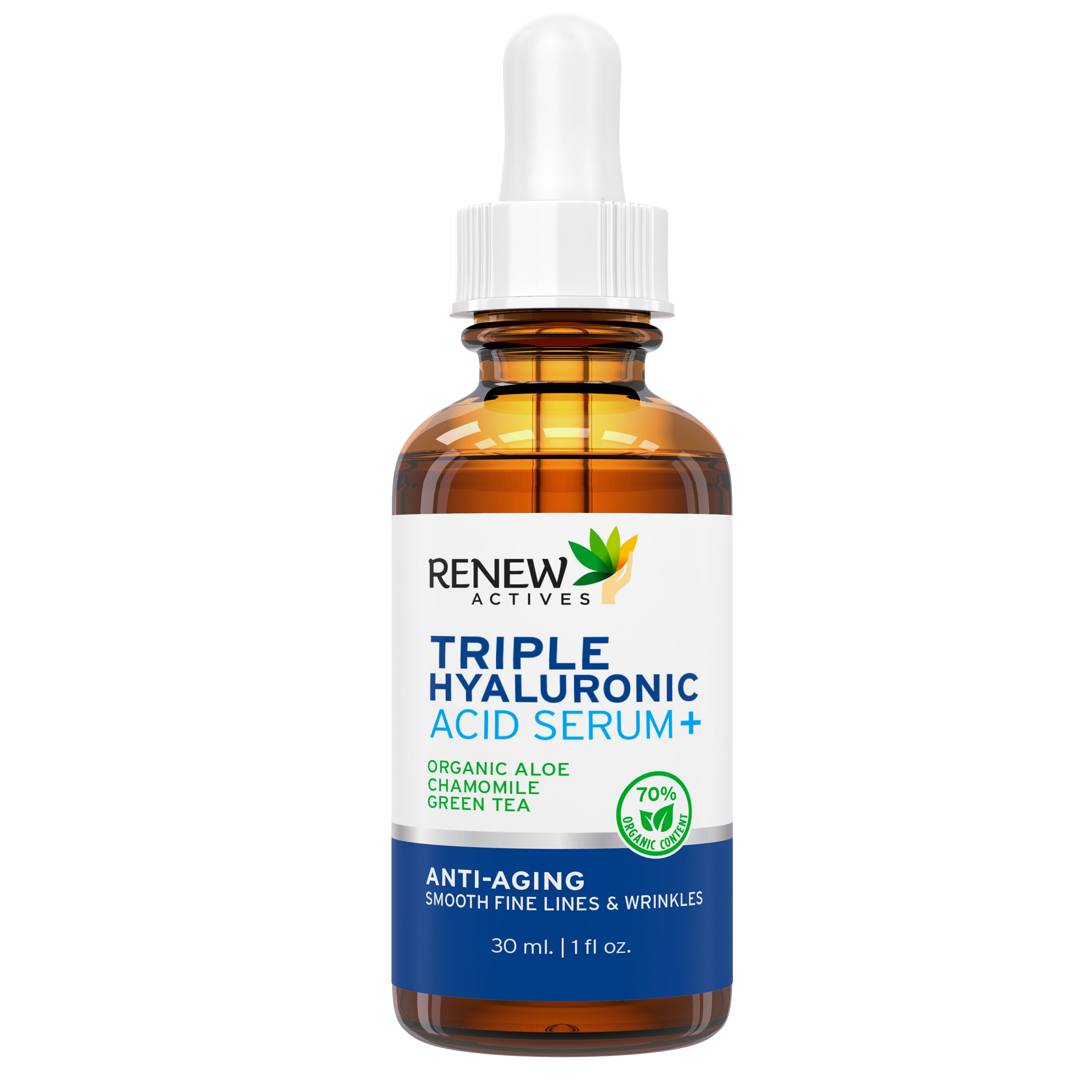 Renew Actives Hyaluronic Acid Serum for Face 30 mL / 1 Fl Oz